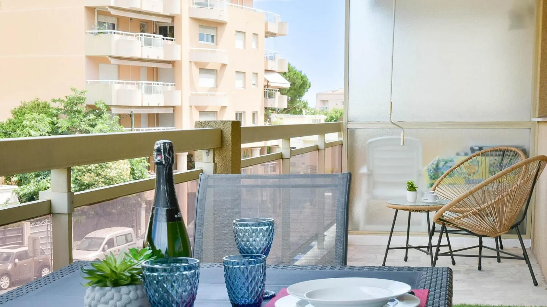 Apartment Palm Beach Studio With Terrace 150M From Beaches Cannes
